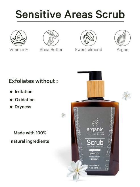 مقشر العناية بالمناطق الحساسة